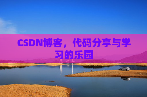 CSDN博客,代码分享与学习的乐园